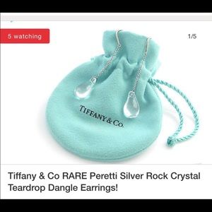 Tiffany&Co RARE Peretti Crystal Earrings